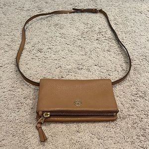 Tory Burch Adjustable Crossbody - Mini - Cognac